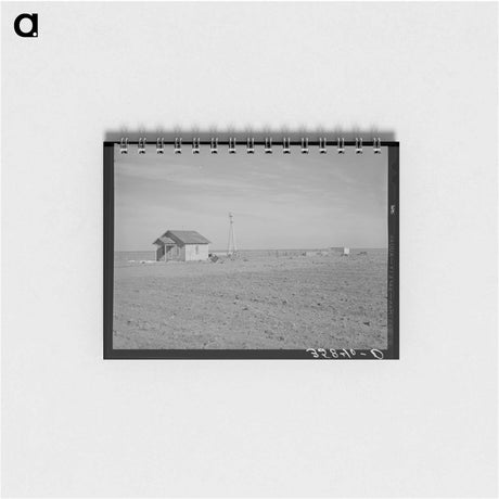 アートメモ帳-Farmhouse, Gaines County
 - ラッセル リー Memo.
