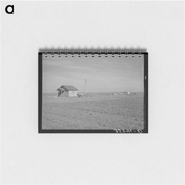 アートメモ帳-Farmhouse, Gaines County
 - ラッセル リー Memo.