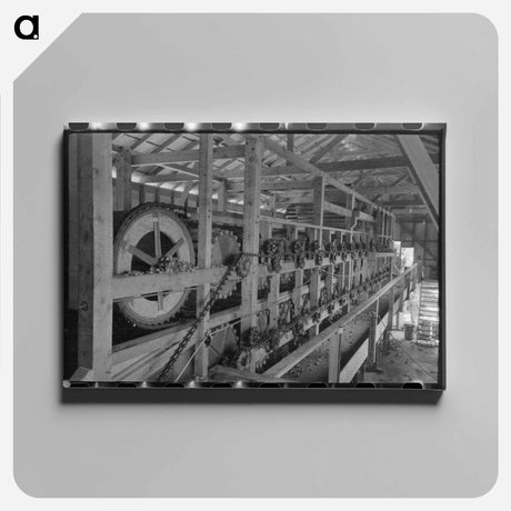 アートパネル-Hop Picker Machinery
 - ラッセル リー Canvas.