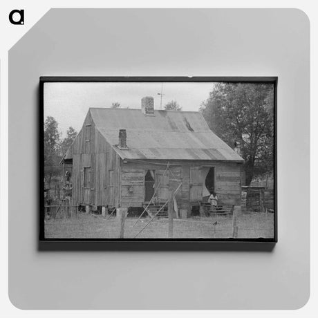 アートパネル-Shack near Convent, Louisiana
 - ラッセル リー Canvas.