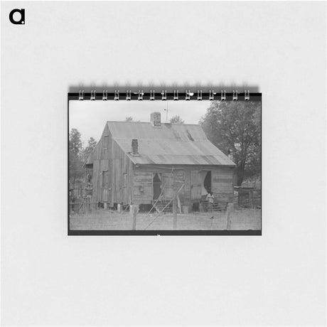 アートメモ帳-Shack near Convent, Louisiana
 - ラッセル リー Memo.