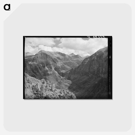 アートポストカード-Mountain Valley near Telluride
 - ラッセル リー Postcard.
