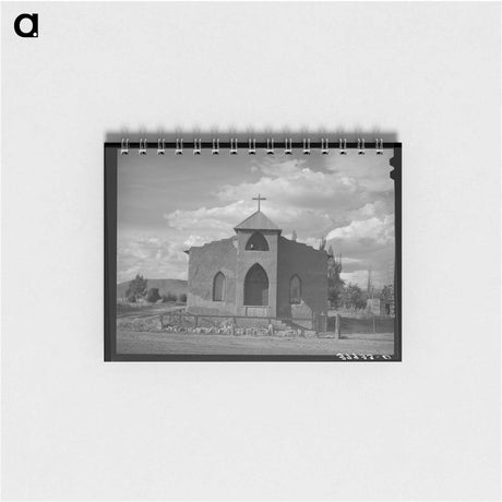 アートメモ帳-Church, Concho, Arizona
 - ラッセル リー Memo.