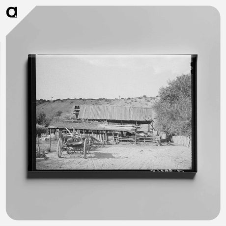 アートパネル-Barn, Santa Clara, Utah
 - ラッセル リー Canvas.