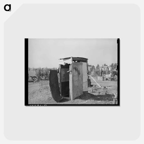 アートポストカード-Mexican Privy, Robstown
 - ラッセル リー Postcard.