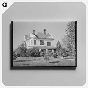 アートパネル-Residence. San Augustine, Texas
 - ラッセル リー Canvas.