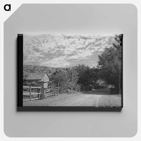 アートパネル-County Road, Santa Clara
 - ラッセル リー Canvas.