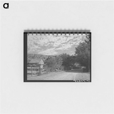 アートメモ帳-County Road, Santa Clara
 - ラッセル リー Memo.