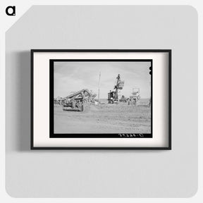 アートポスター-Road Construction, Gaines County
 - ラッセル リー Poster.