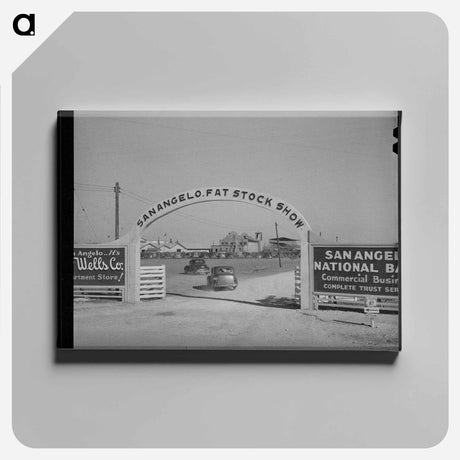 アートパネル-San Angelo Fat Stock Show Entrance
 - ラッセル リー Canvas.