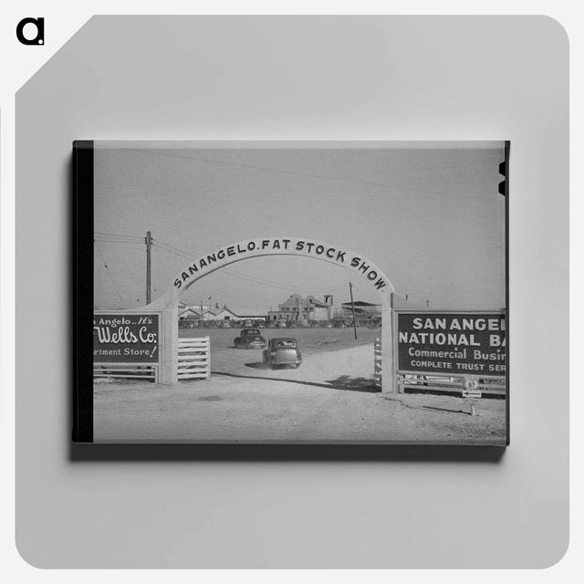 アートパネル-San Angelo Fat Stock Show Entrance
 - ラッセル リー Canvas.