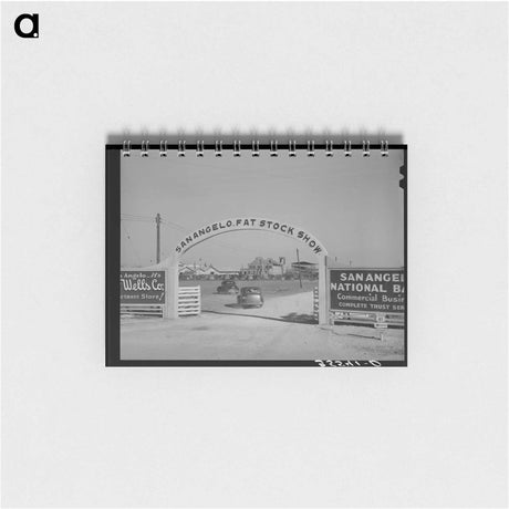 アートメモ帳-San Angelo Fat Stock Show Entrance
 - ラッセル リー Memo.