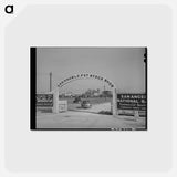 アートポストカード-San Angelo Fat Stock Show Entrance
 - ラッセル リー Postcard.