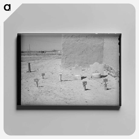 アートパネル-Catholic Church Graveyard
 - ラッセル リー Canvas.