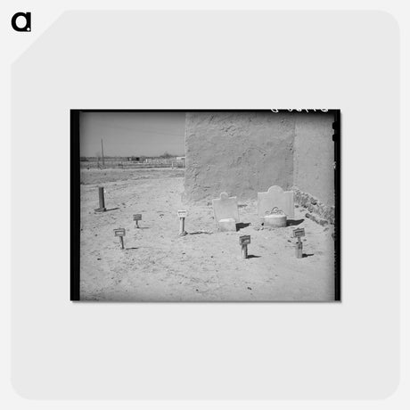 アートポストカード-Catholic Church Graveyard
 - ラッセル リー Postcard.