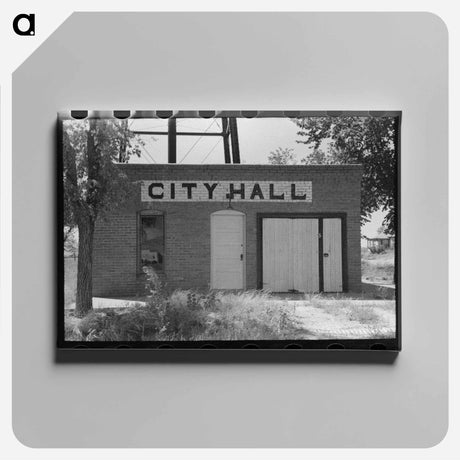 アートパネル-Forgan City Hall
 - ラッセル リー Canvas.
