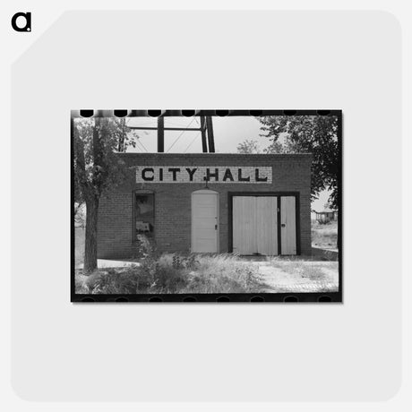 アートポストカード-Forgan City Hall
 - ラッセル リー Postcard.