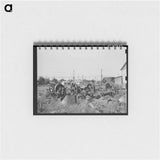 アートメモ帳-Oil Field Salvage Lot
 - ラッセル リー Memo.