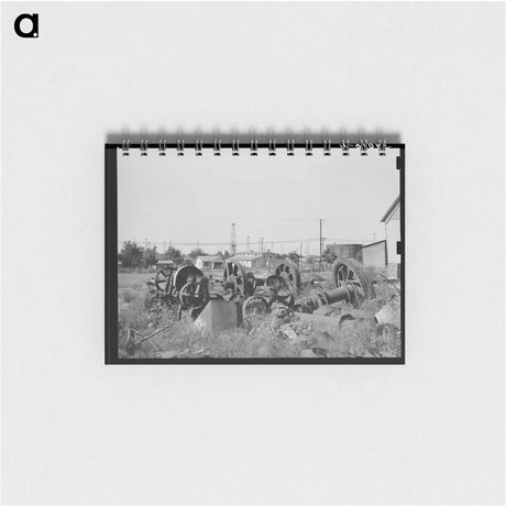 アートメモ帳-Oil Field Salvage Lot
 - ラッセル リー Memo.