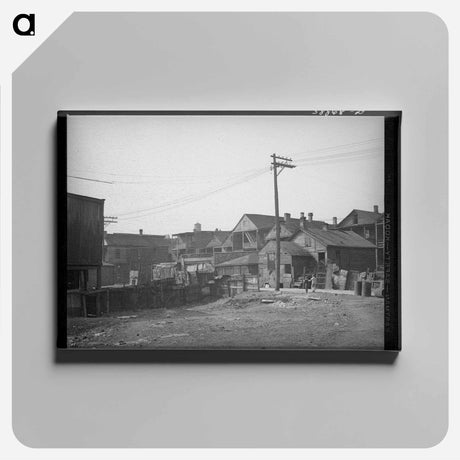 アートパネル-Chicago Residential View
 - ラッセル リー Canvas.