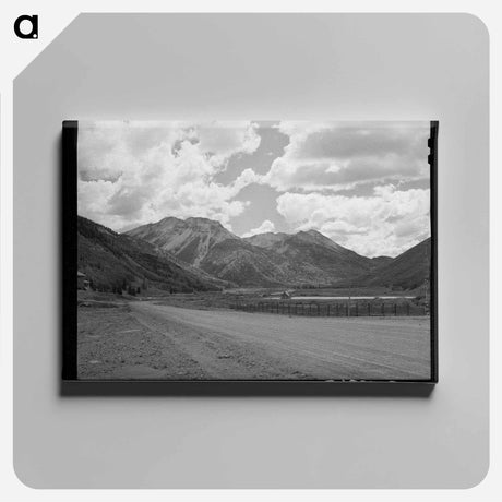 アートパネル-Red Mountain
 - ラッセル リー Canvas.