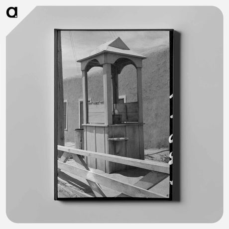 アートパネル-Spanish-American House
 - ラッセル リー Canvas.