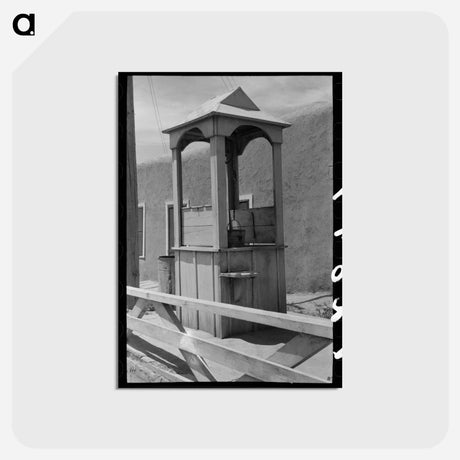 アートポストカード-Spanish-American House
 - ラッセル リー Postcard.