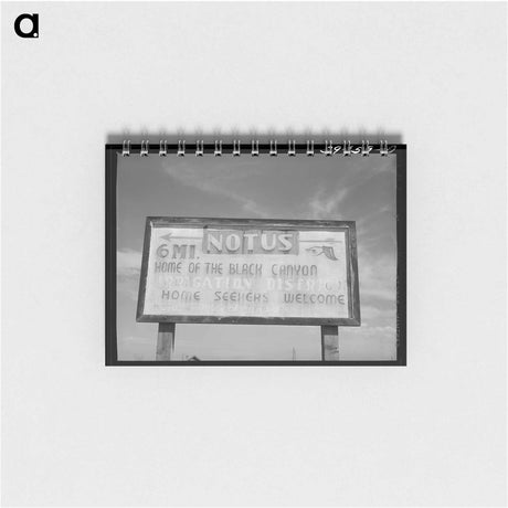 アートメモ帳-Sign of Black Canyon Irrigation Project
 - ラッセル リー Memo.