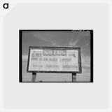 アートポストカード-Sign of Black Canyon Irrigation Project
 - ラッセル リー Postcard.
