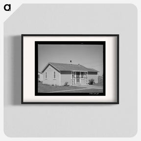 アートポスター-Farm Worker's House
 - ラッセル リー Poster.