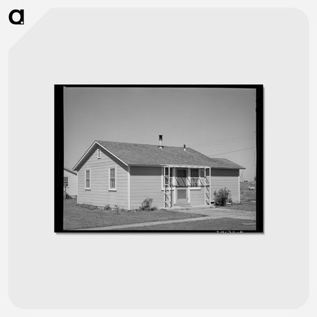 アートポストカード-Farm Worker's House
 - ラッセル リー Postcard.