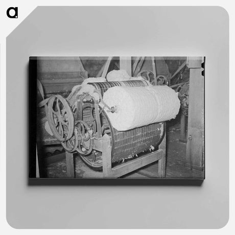 アートパネル-Cotton Linters at the Mill
 - ラッセル リー Canvas.