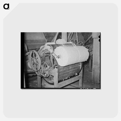 アートポストカード-Cotton Linters at the Mill
 - ラッセル リー Postcard.