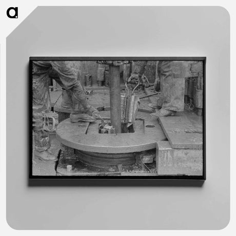 アートパネル-Rotary Tackle, Kilgore, Texas
 - ラッセル リー Canvas.