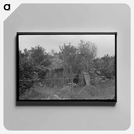 アートパネル-Church in the Orange Growing Section
 - ラッセル リー Canvas.
