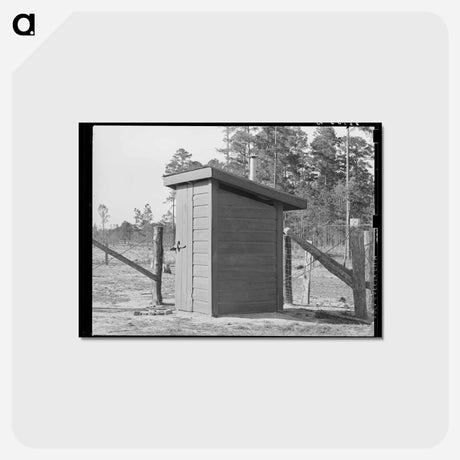 アートポストカード-Farmstead Privy
 - ラッセル リー Postcard.