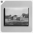 アートパネル-White Tenant Farmer Barns
 - ラッセル リー Canvas.