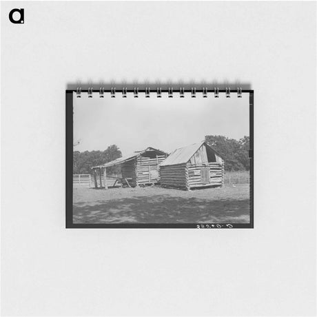 アートメモ帳-White Tenant Farmer Barns
 - ラッセル リー Memo.
