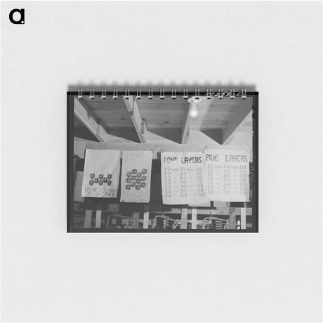 アートメモ帳-Apple Packing School Charts
 - ラッセル リー Memo.