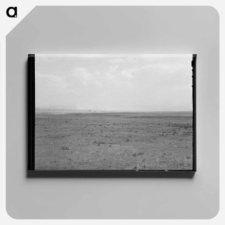 アートパネル-Dust Storm Near Williston
 - ラッセル リー Canvas.