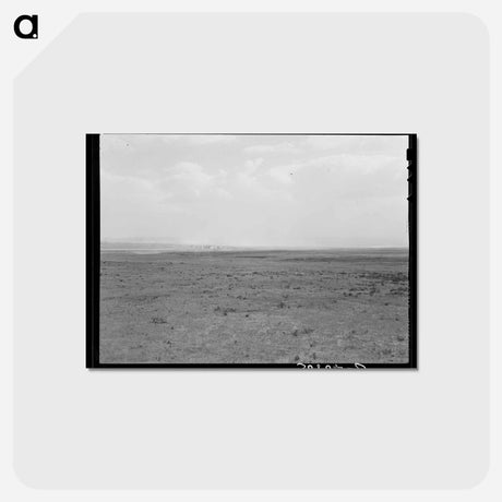 アートポストカード-Dust Storm Near Williston
 - ラッセル リー Postcard.