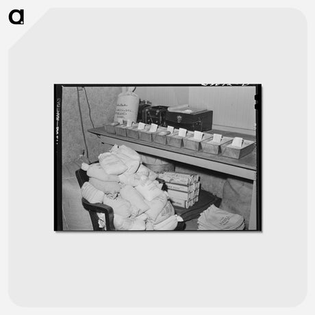 アートポストカード-Wheat Samples, Walla Walla
 - ラッセル リー Postcard.
