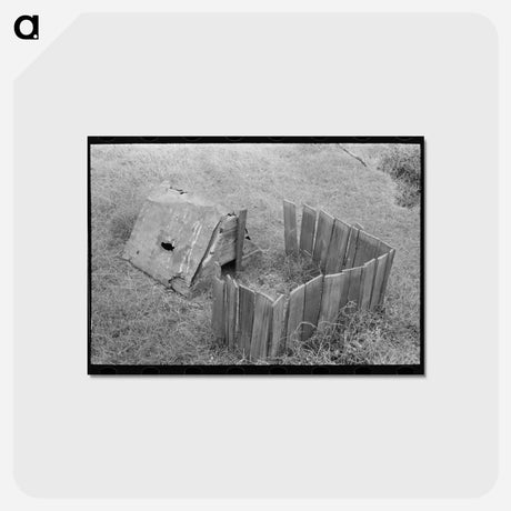 アートポストカード-Brooder House, Louisiana
 - ラッセル リー Postcard.