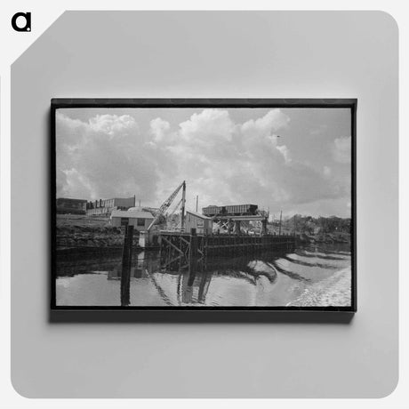 アートパネル-Industrial Plant, Port of Houston
 - ラッセル リー Canvas.