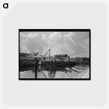 アートポストカード-Industrial Plant, Port of Houston
 - ラッセル リー Postcard.