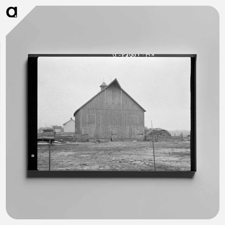 アートパネル-Lyle Askeland Farm Barn
 - ラッセル リー Canvas.