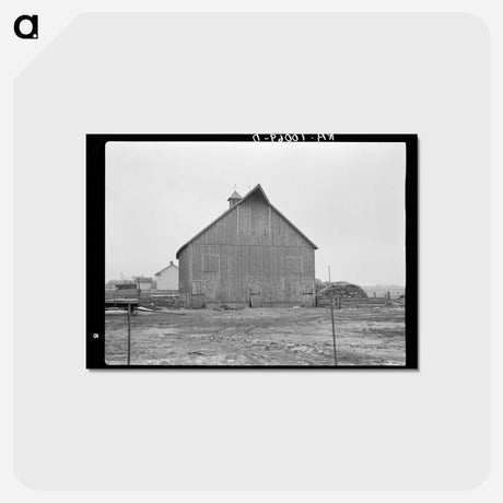 アートポストカード-Lyle Askeland Farm Barn
 - ラッセル リー Postcard.