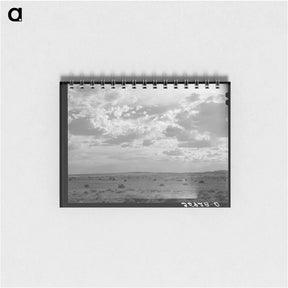 アートメモ帳-Desert Scene, Sandoval County
 - ラッセル リー Memo.