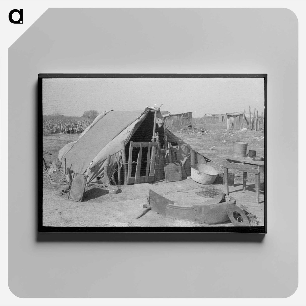 アートパネル-Tent of Mexican Living
 - ラッセル リー Canvas.