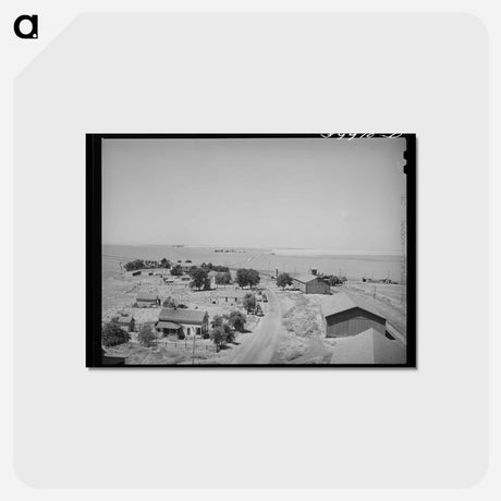 アートポストカード-Walla Walla Elevator View
 - ラッセル リー Postcard.